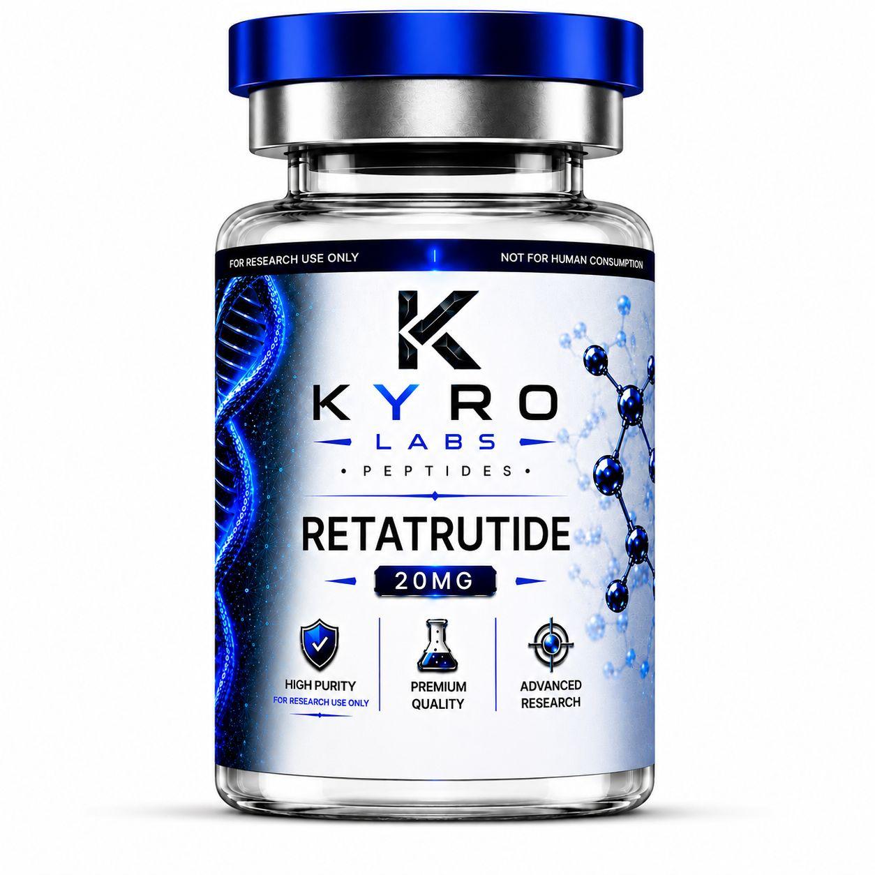 Retatrutide 20mg vial, KyroLabs Peptides