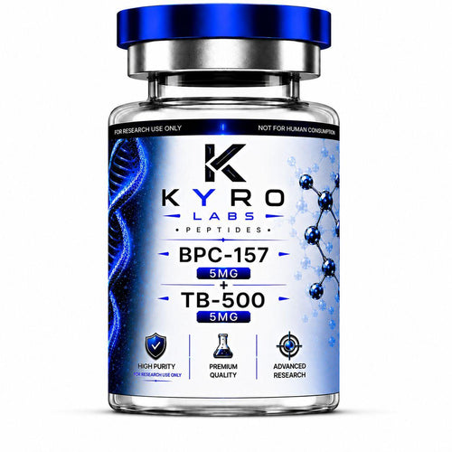 BPC-157 5mg + TB-500 5mg vial, KyroLabs Peptides