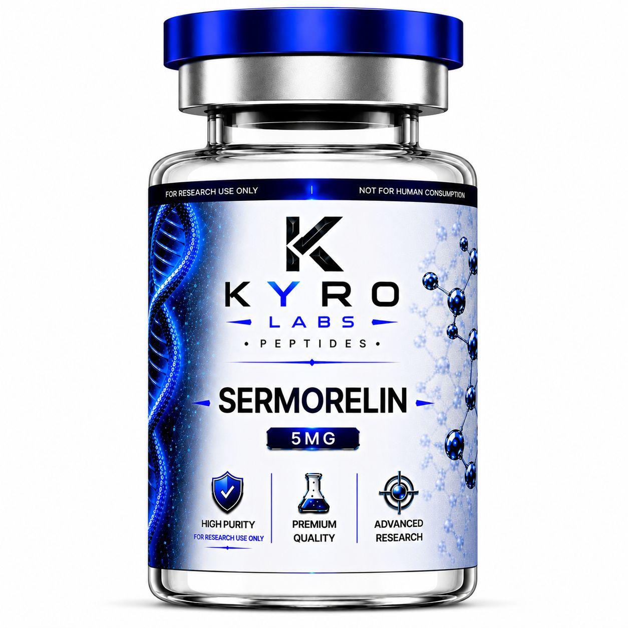 Sermorelin 5mg vial, KyroLabs Peptides