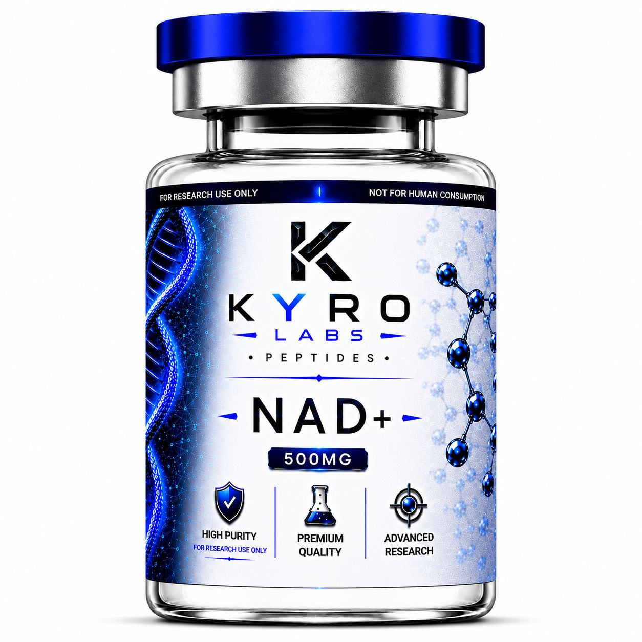 NAD+ 500mg vial, KyroLabs Peptides